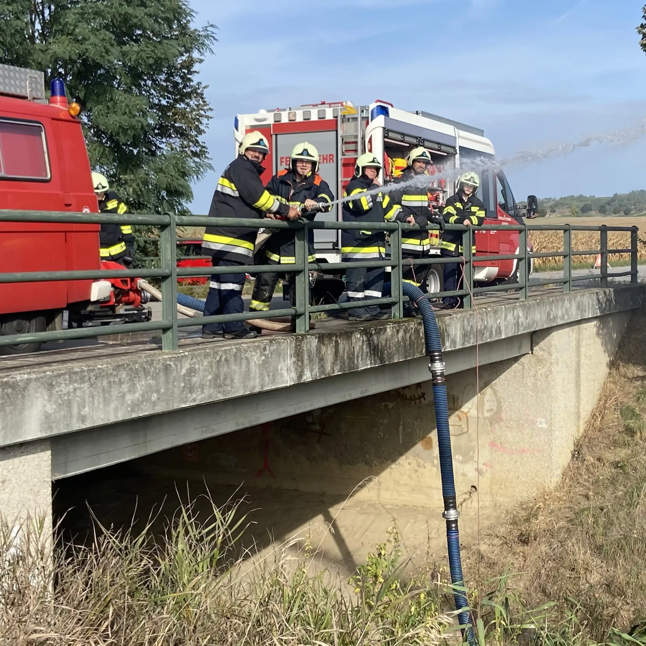 FF Auggenthal, Saugleitung zu Wasser